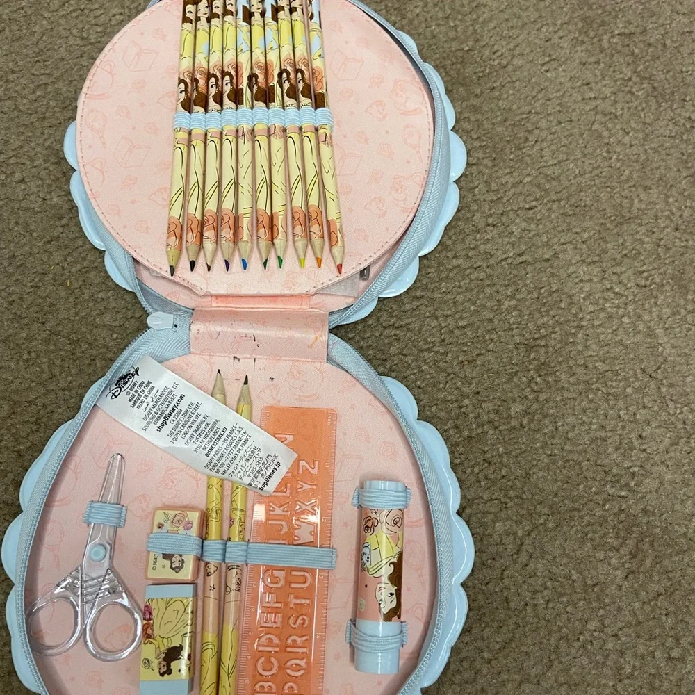 Disney Beauty and the Beast Princess Bell Bag with Craft Supplies
